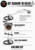Kit Asador 10 Kilos