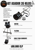 Kit Asador 35 Kilos