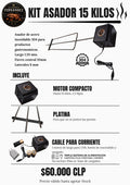 Kit asador 15 Kilos