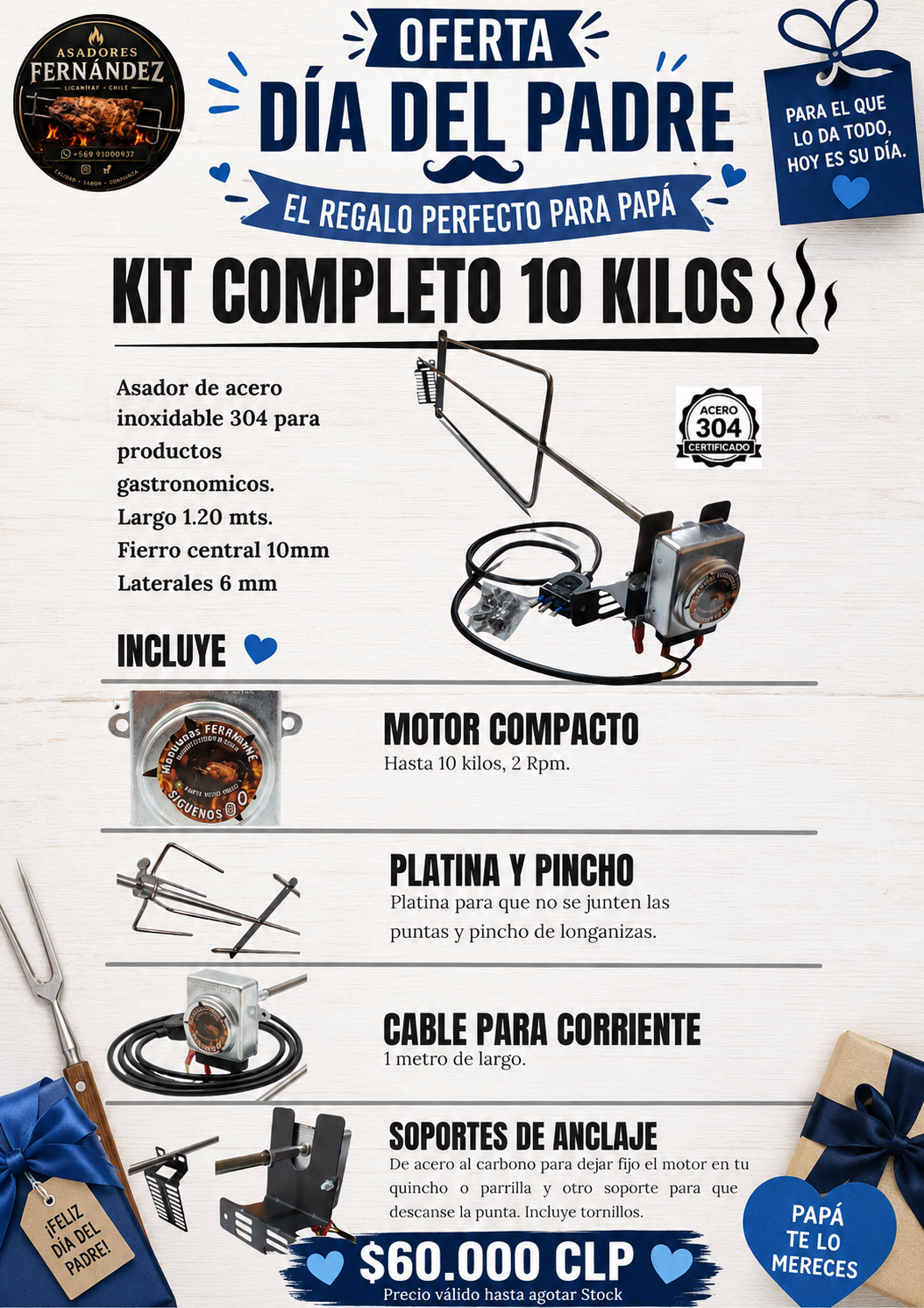 Kit Día del padre 10 kilos