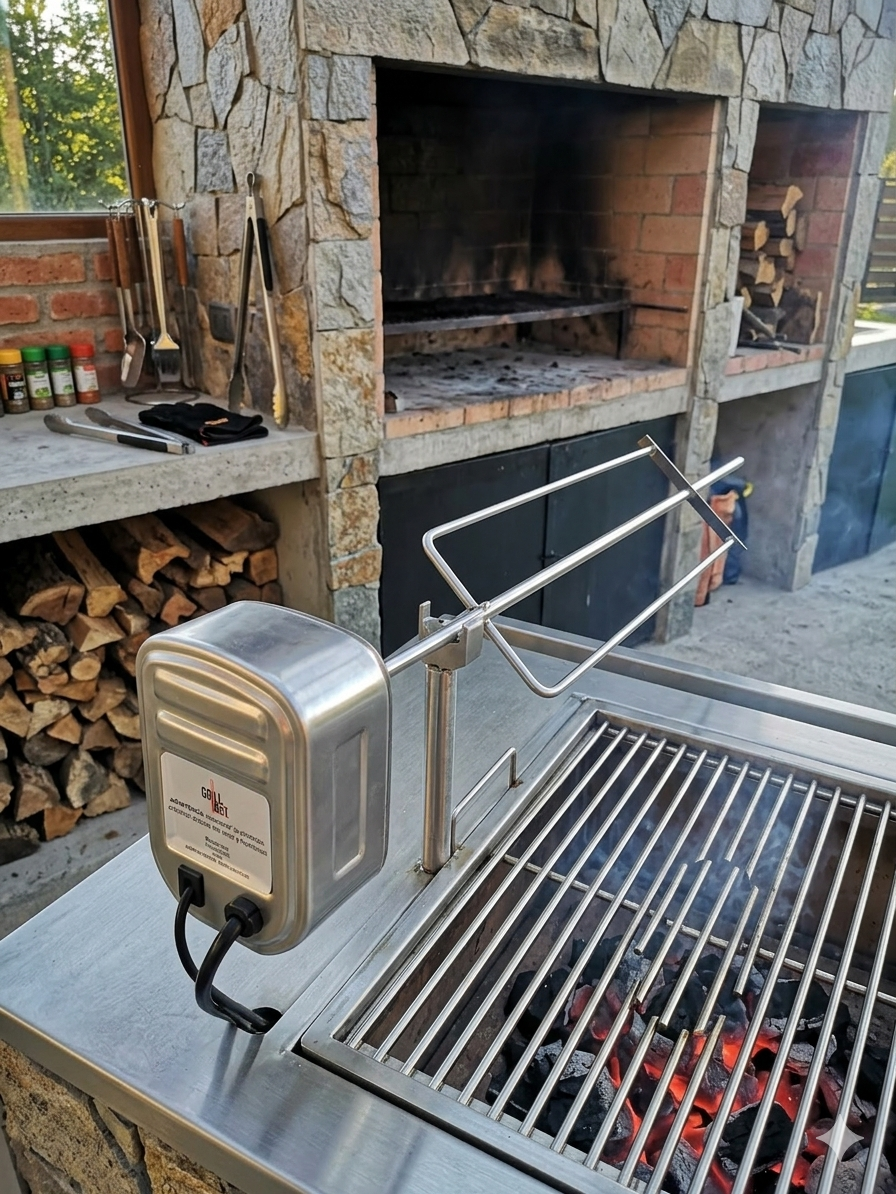 Kit Asador de Acero Inoxidable 18 kg