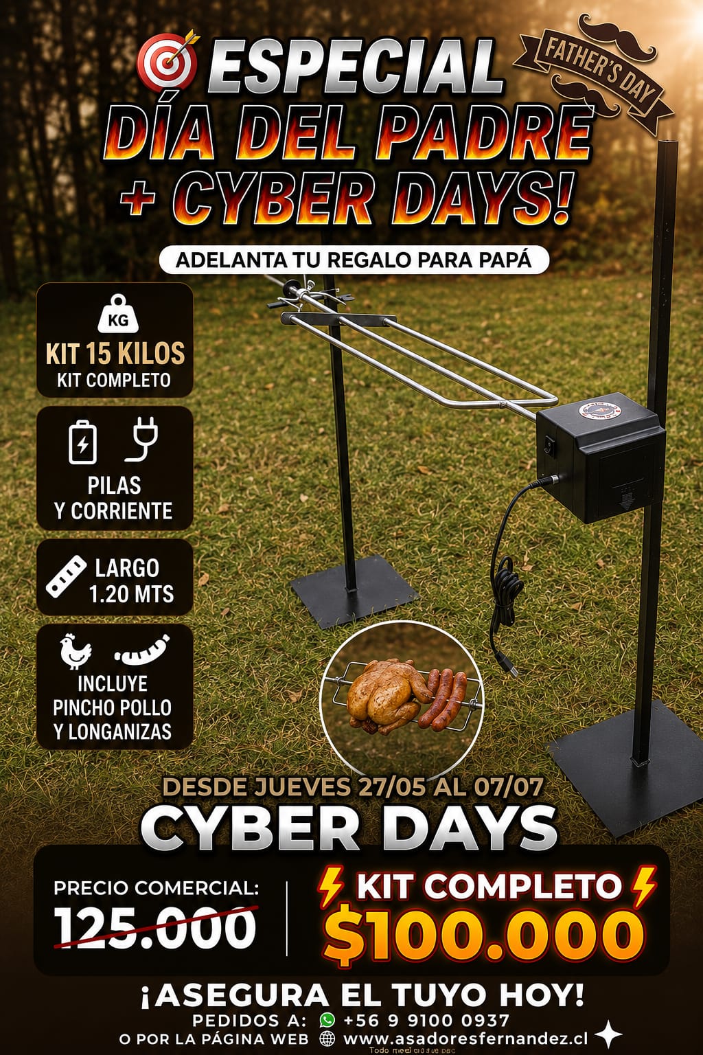 OFERTA CYBER KIT COMPLETO 15 KG