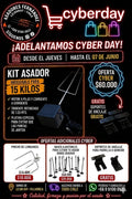 OFERTA CYBER KIT ASADOR 15 KG