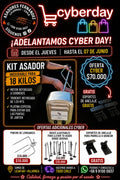 OFERTA CYER KIT ASADOR 18 KG