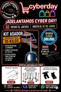 OFERTA CYBER KIT ASADOR 35 KG