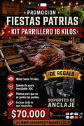 Kit parrillero 18 Kilos Fiestas Patrias