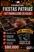 Kit parrillero 35 Kilos Fiestas Patrias