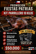 Kit parrillero 10 Kilos Fiestas Patrias!