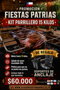 Kit parrillero 15 Kilos Fiestas Patrias!
